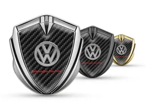 VW Badge Auto Ispirato Tuning Splendente Lega